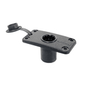 Scotty 244 Flush Deck Mount w/Rain Cap 244-BK